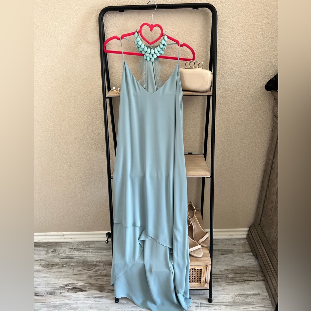 BCBG Maxazria blue dress